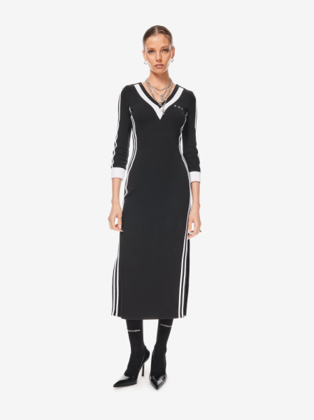 Платье с лампасами