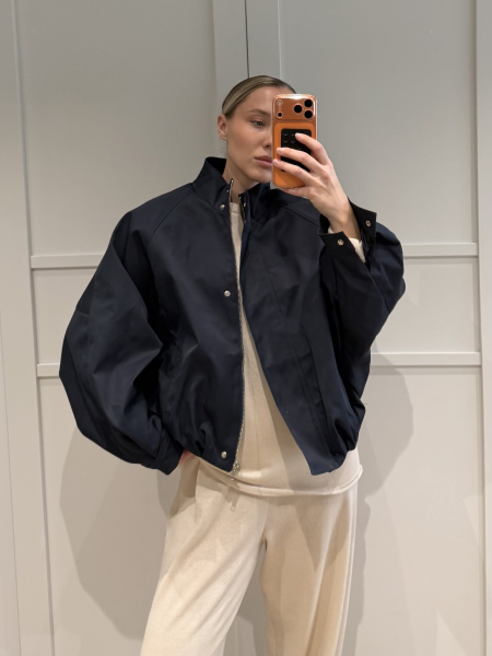 Бомбер НИ ИМЕНИ, НИ ПОХОЖИХ, цвет: синий, 00-00000010 купить онлайн