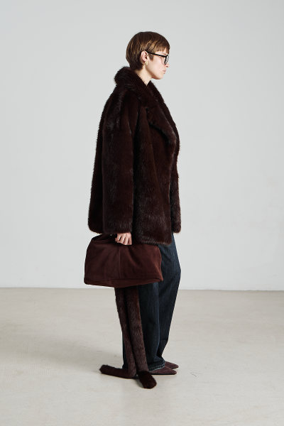 Шуба MIA AIM, цвет: коричневый, MIA725 купить онлайн