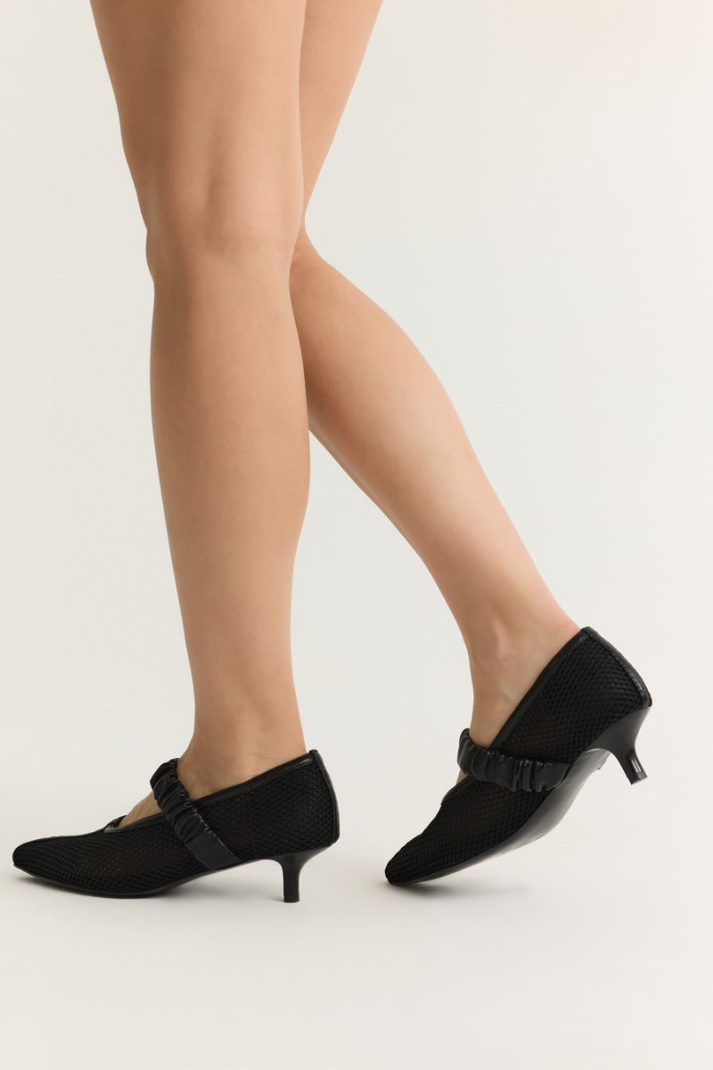 Туфли из сетки Lera Nena, цвет: Черный LNU.104.19123.900 купить онлайн