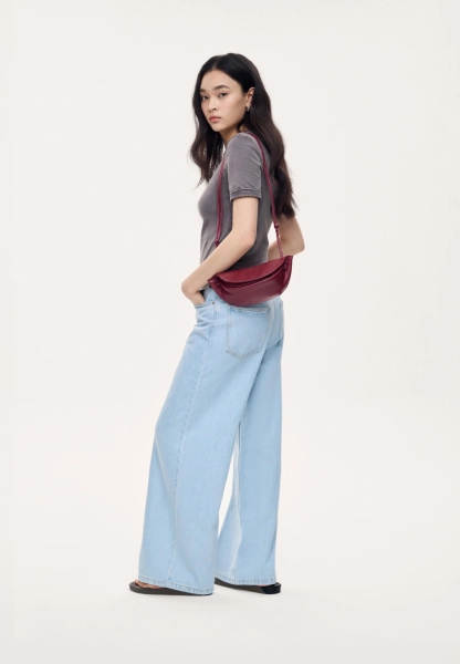 Женские джинсы широкие MUTED, цвет: голубой, 904825.WJNS0002_Light-blue купить онлайн