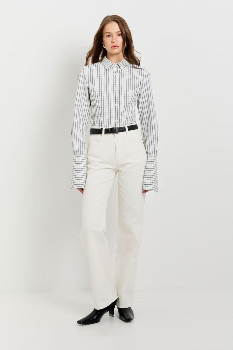 Джинсы прямого кроя