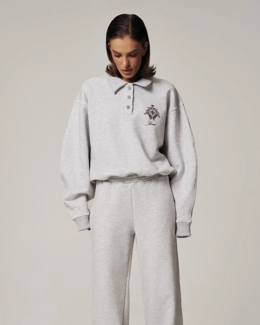 Свитшот-поло YONS STUDIOS MELANGE