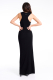 Платье с американской проймой вязаное GARDEN Label .B, цвет: black, Kn.22.2.0844BLC купить онлайн