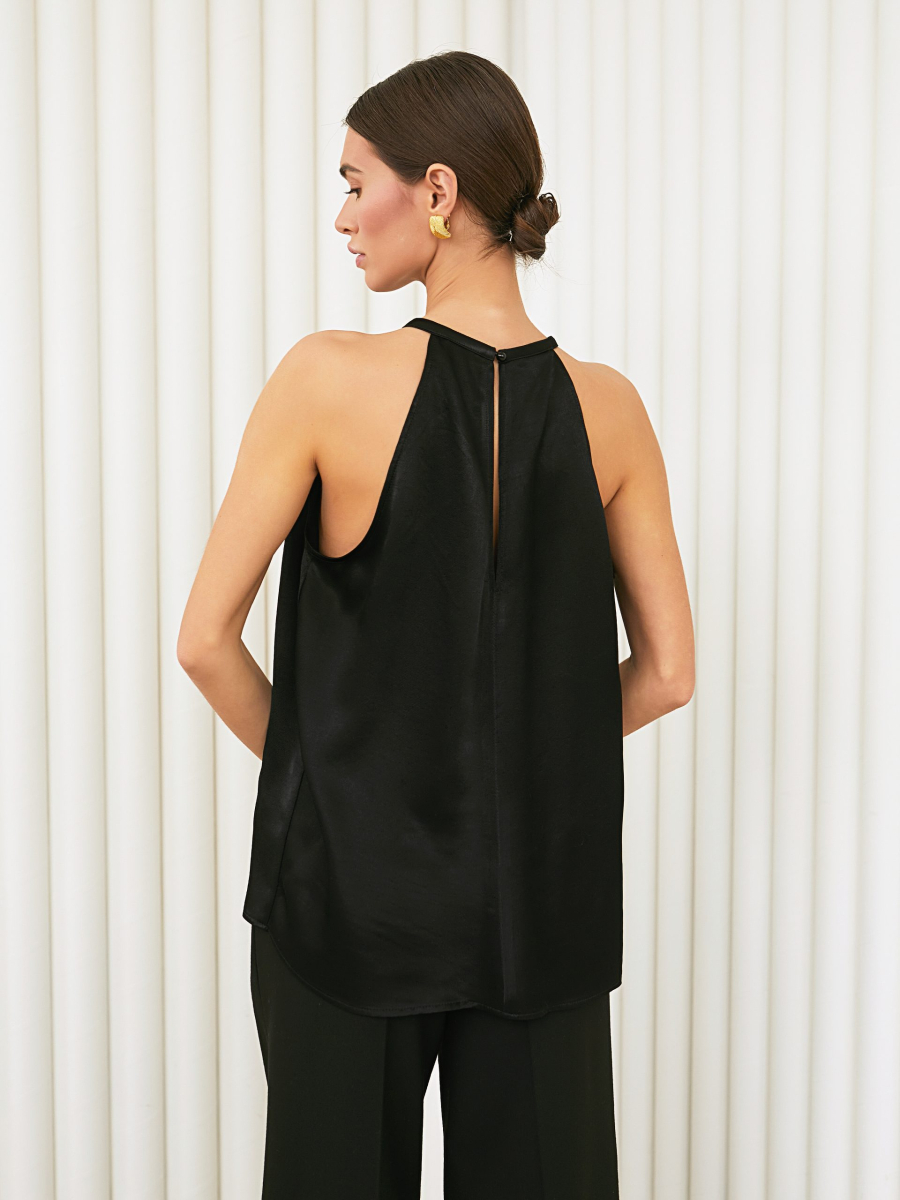 Топ с открытыми плечами I.B.W., цвет: Черный, BL021 купить онлайн