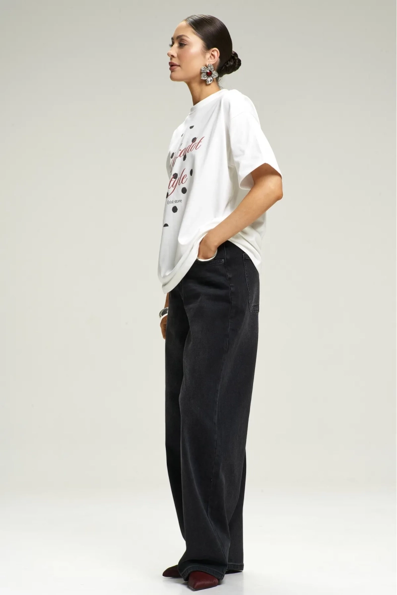 Джинсы RELAXED Washed Black Erist store, цвет: Черный, НФ-00002960 купить онлайн