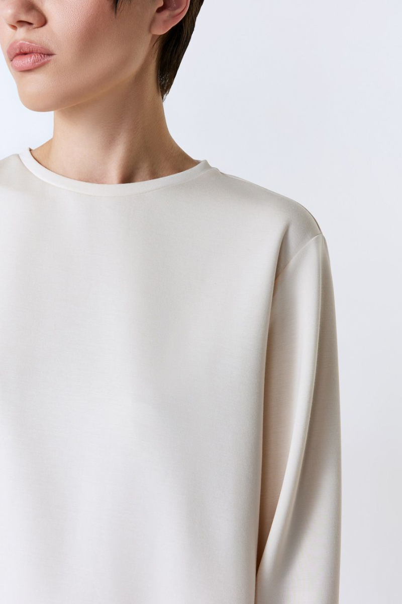 Лонгслив из неопрена TOPTOP, цвет: молочный, TT.025.16234.120 купить онлайн