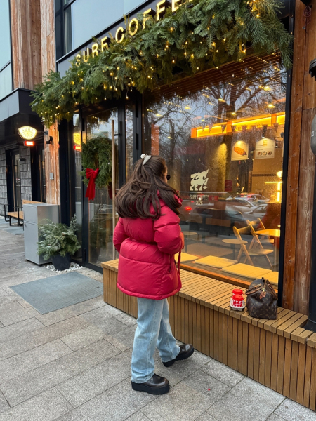 Куртка с наполнителем из пуха и пера Ricoco, цвет: красный, 5008/5 купить онлайн