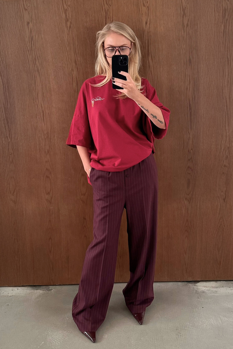 Футболка объемная HRTG BURGUNDY Label .B, цвет: grey, Tp.04.5.0139.0126BRD купить онлайн