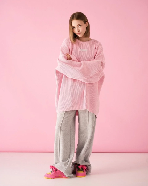 Свитер TABOO, цвет: розовый, svrozover купить онлайн