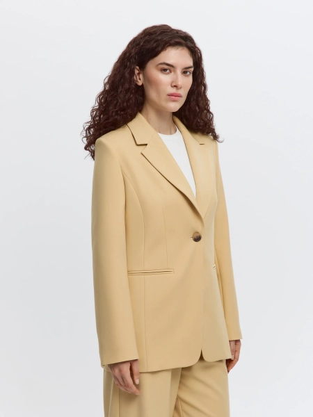 Жакет прямого кроя ANNA PEKUN, цвет: Желтый, 10.2624.200 купить онлайн