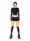 Шорты SMALL SHORTS XSAI, цвет: Черный W01SS-DB |новая коллекция купить онлайн
