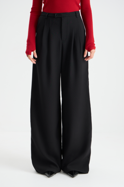 Брюки с тонким поясом