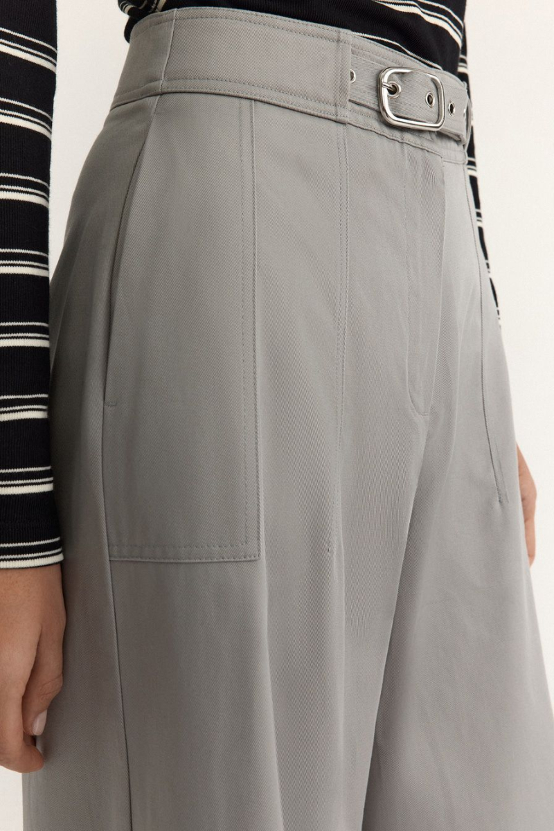 Брюки из 100% хлопка TOPTOP, цвет: серый, TT.032.19310.800 купить онлайн