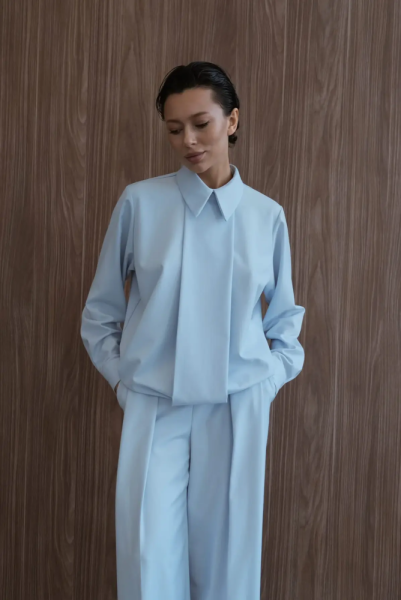 Рубашка со складкой "Чистота"