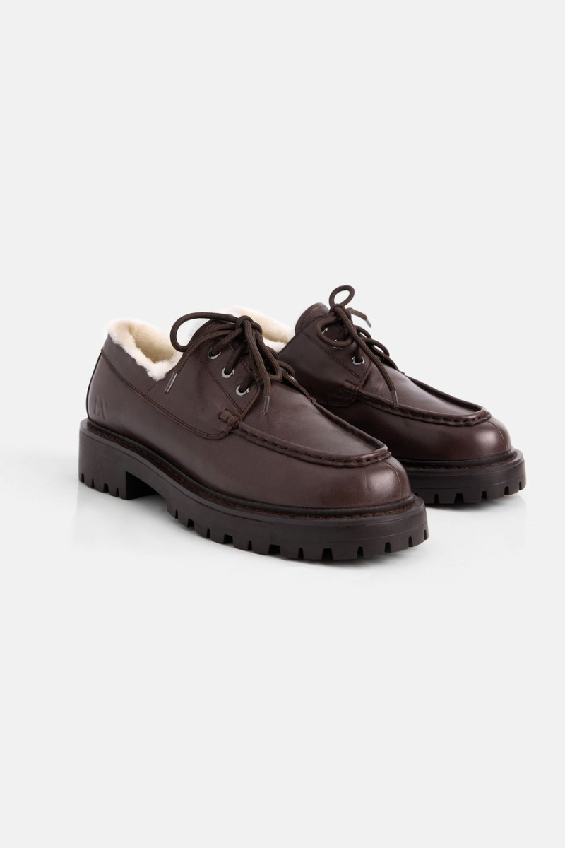 Топсайдеры из натуральной кожи Lera Nena, цвет: коричневый LN.307.17871.700 купить онлайн