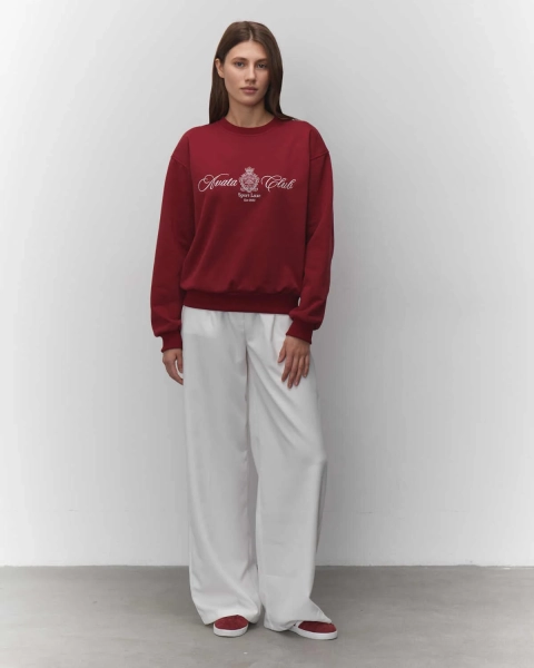 Свитшот Berry Sport Luxe Aváta Club, цвет: малиновый, 00550 купить онлайн