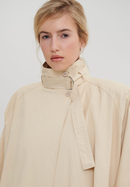 Тренч шарообразной формы CHUBA, цвет: бежевый,  купить онлайн