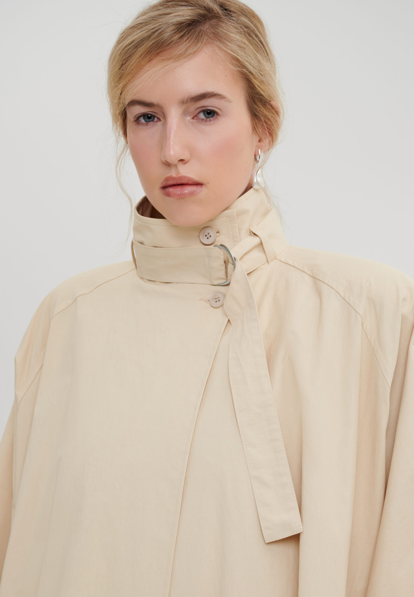 Тренч шарообразной формы CHUBA, цвет: бежевый,  купить онлайн