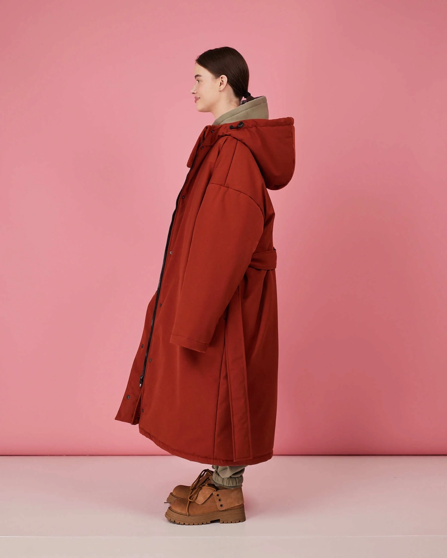 Плащ махагон зима TABOO, цвет: махагон, Plmah купить онлайн