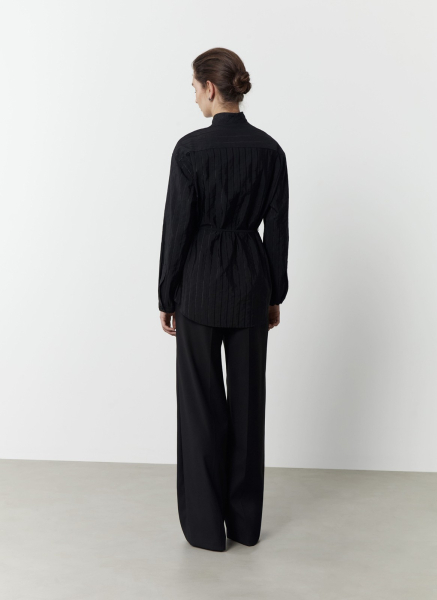 Рубашка в стиле кимоно ALL WE NEED, цвет: Черный, 2608W1391-01 купить онлайн