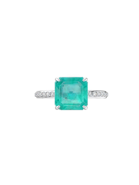 Кольцо с горным хрусталем Tosya Store, цвет: серебро, 1101600-05655 купить онлайн