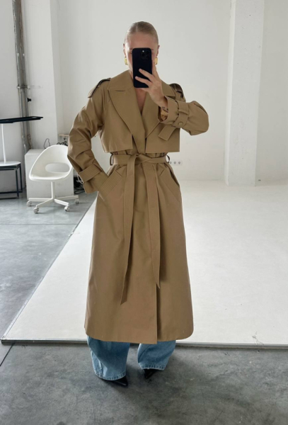 Плащ ADMIRAL хлопок ULLA & LABEL .B