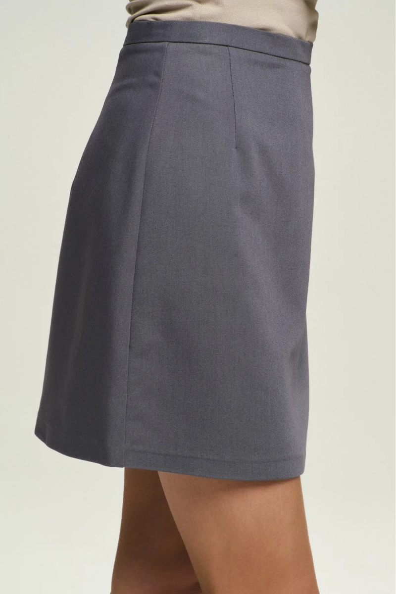 Юбка-мини Classic Dark Grey Erist store, цвет: темно-серый, НФ-00001659 купить онлайн