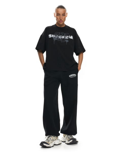 Футболка с принтом Suborbia, цвет: Черный-белый,  купить онлайн