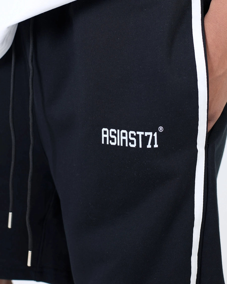 Шорты с лампасами 500GR ASIA ST 71, цвет: Черный, Ast71.shorts-stripes-bl купить онлайн