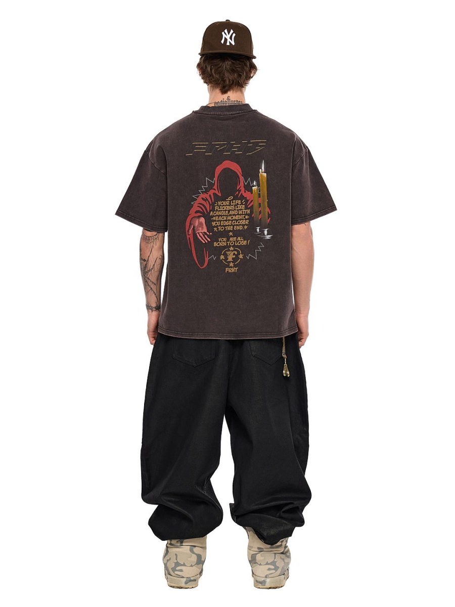 Футболка FRHT MH Insane FRHT&OUT OF REACH, цвет: wash, TSMHNSNTWSH купить онлайн