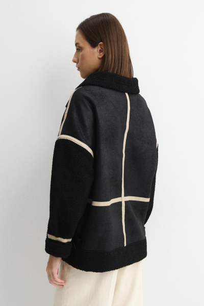 Дубленка ETIQ ENEVOO, цвет: Черный, 02393 купить онлайн