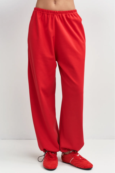 Брюки хлопковые на кулиске