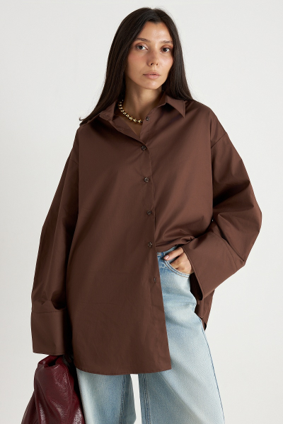 Рубашка LIMONAD MIA AIM, цвет: коричневый, MIA522 купить онлайн