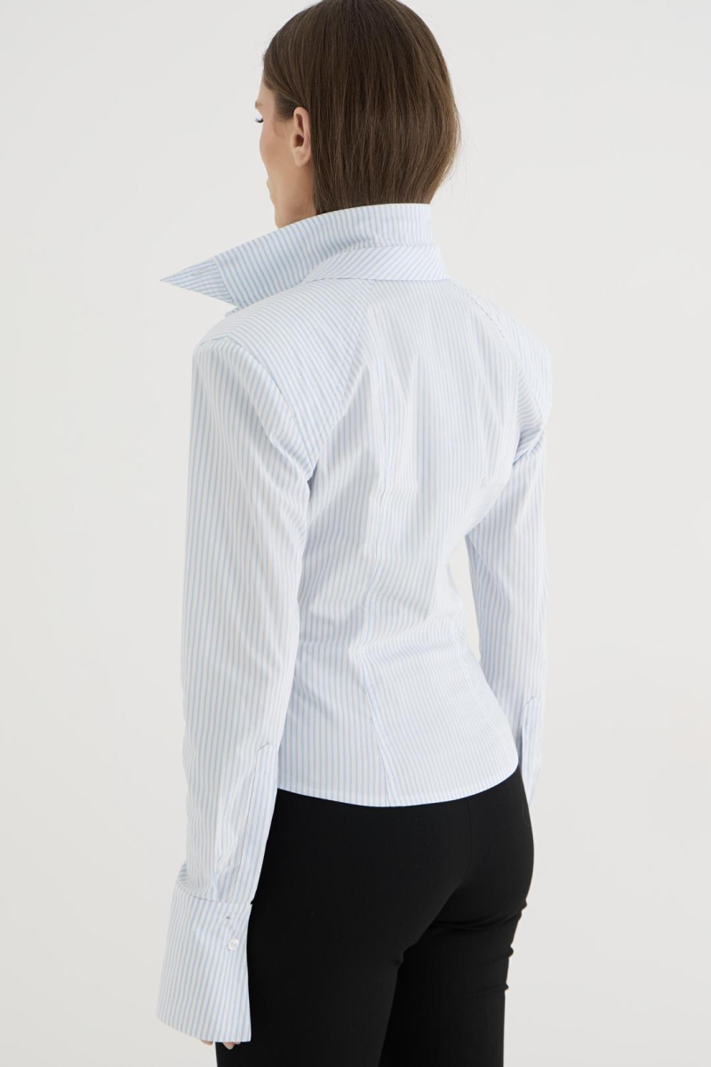 Рубашка Atelier wmn CULT, цвет: голубой,  купить онлайн