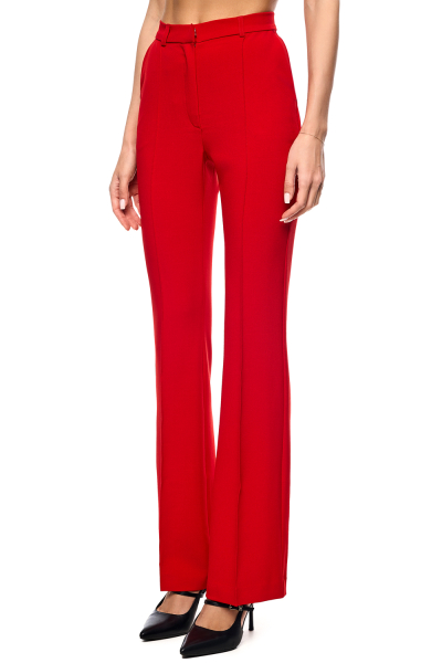 Брюки-клёш со стрелками SODAMODA, цвет: красный, 14790 купить онлайн