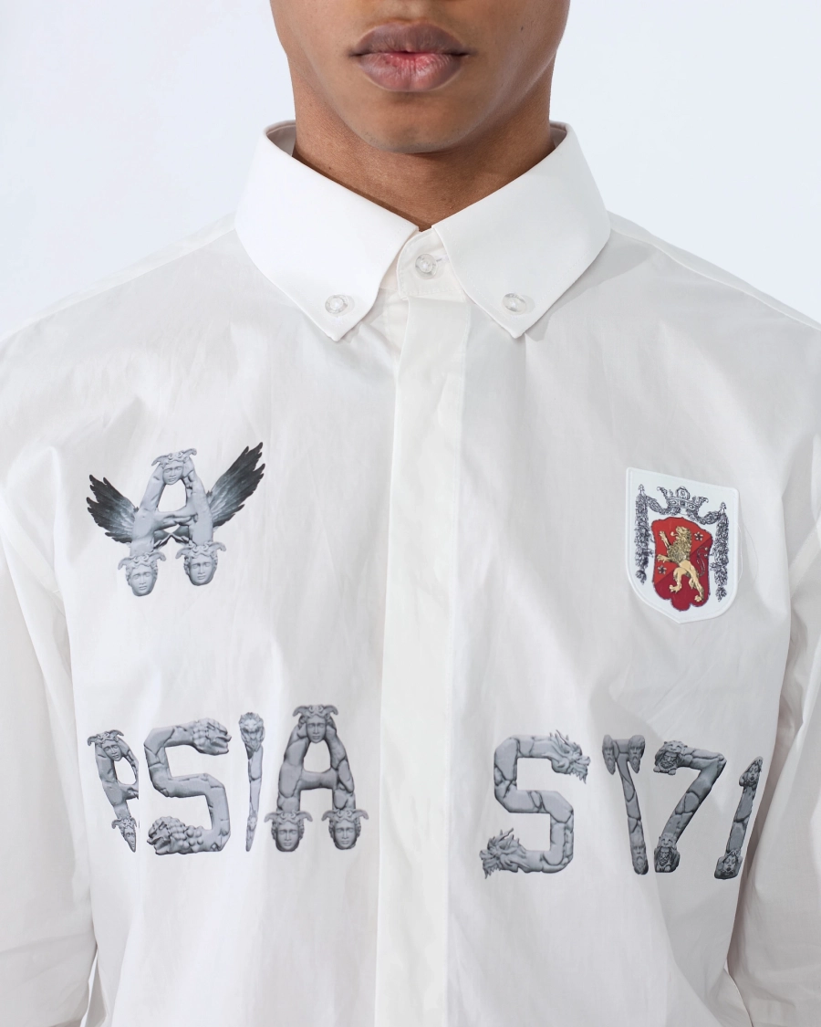 Сорочка CL71 BLAZON LION WHITE ASIA ST 71, цвет: белый, Ast71.CL-shirt-lion-wh купить онлайн