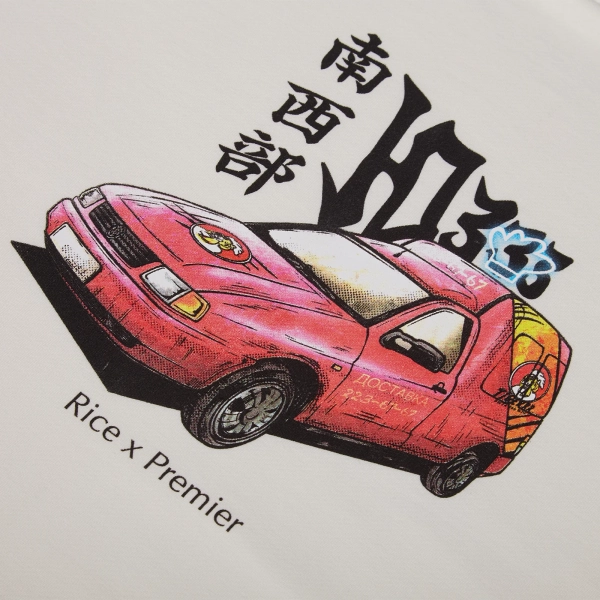Футболка ЮЗЗЗ T-SHIRT RICExPREMIER RICE, цвет: молочный  |новая коллекция купить онлайн
