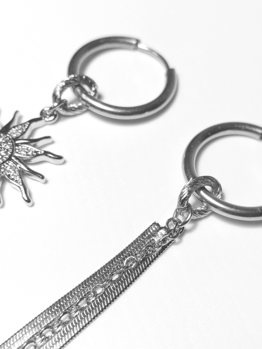 Серьги "Солнце" NIN • S • SR-8 купить онлайн