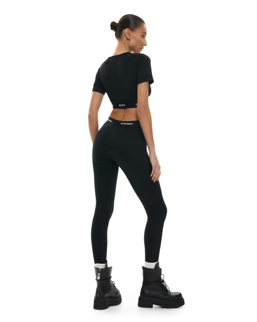 Легинсы BASE S`24 Suborbia, цвет: black, 02604 купить онлайн