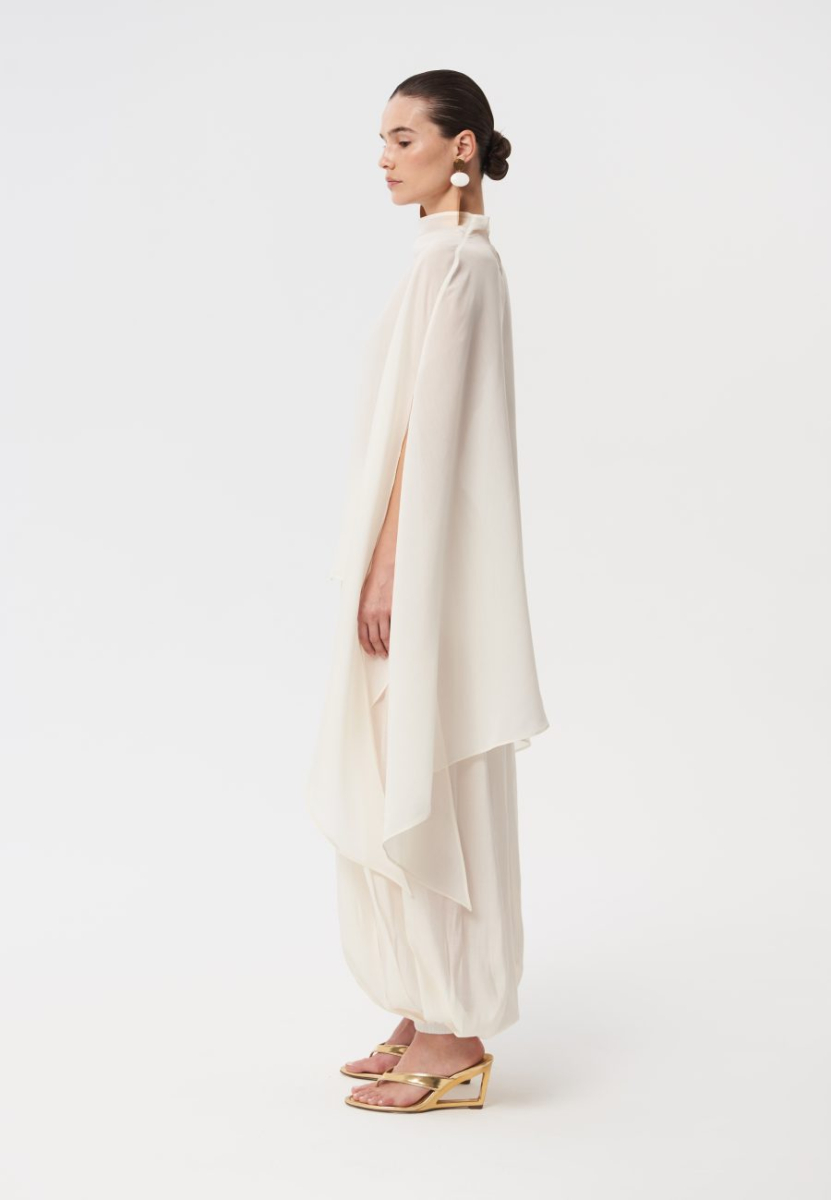 Блуза-кейп «The Sleepers» CHUBA, цвет: молочный,  купить онлайн