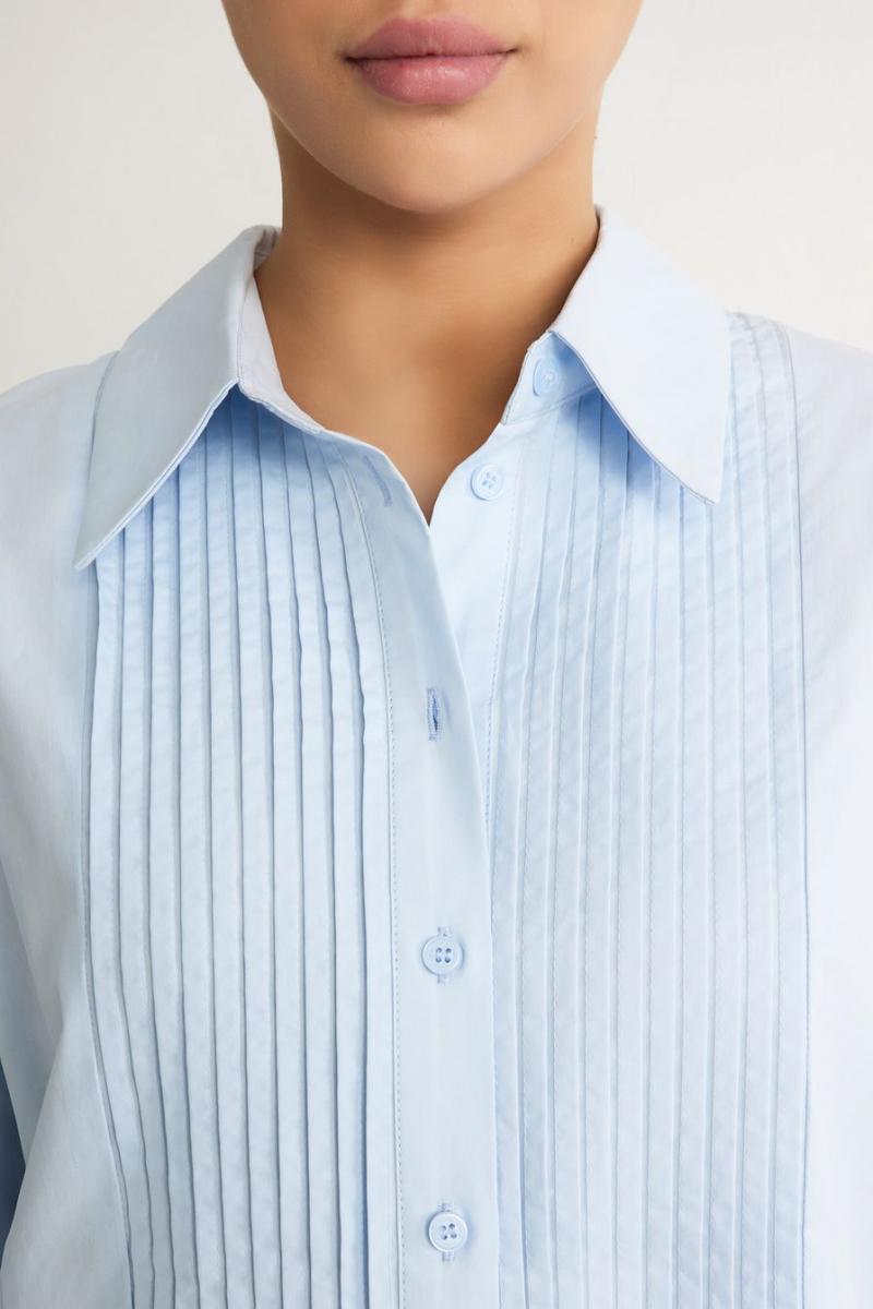 Рубашка из 100% хлопка TOPTOP, цвет: голубой, TT.021.19147.600 купить онлайн