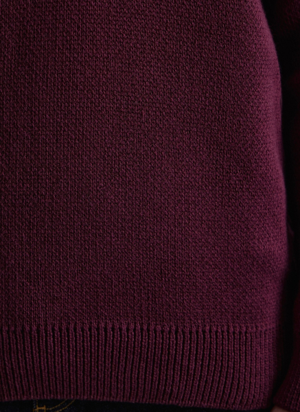 Свитер жаккардовый ALL WE NEED, цвет: сливовый, 2603M3517-016 купить онлайн