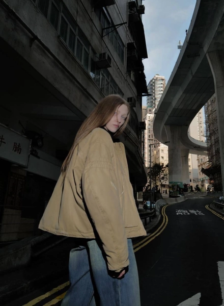 Куртка из канваса F | ABLE, цвет: бежевый, JCKT-FBL-CNVS-BG купить онлайн