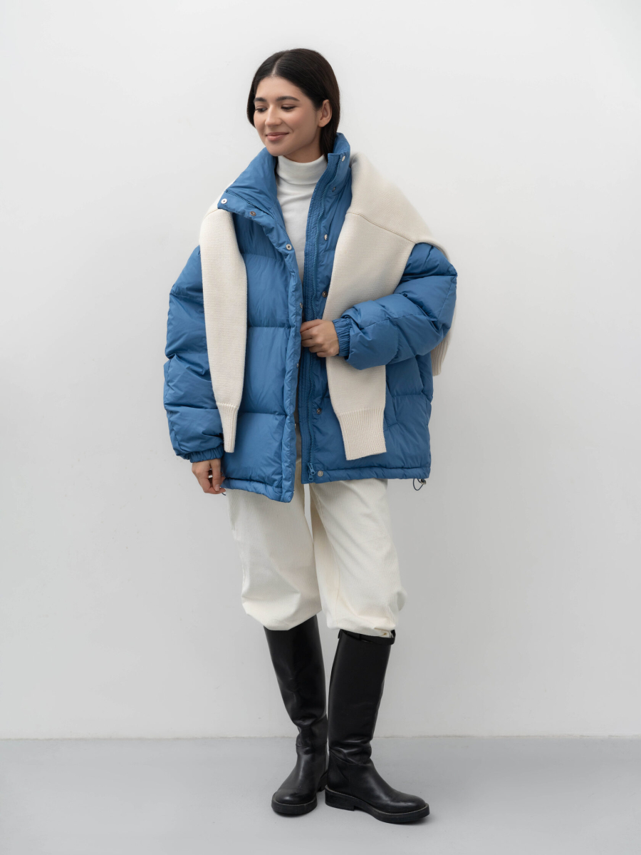 Пуховик Base TRES, цвет: голубой, НФ-00002440 купить онлайн
