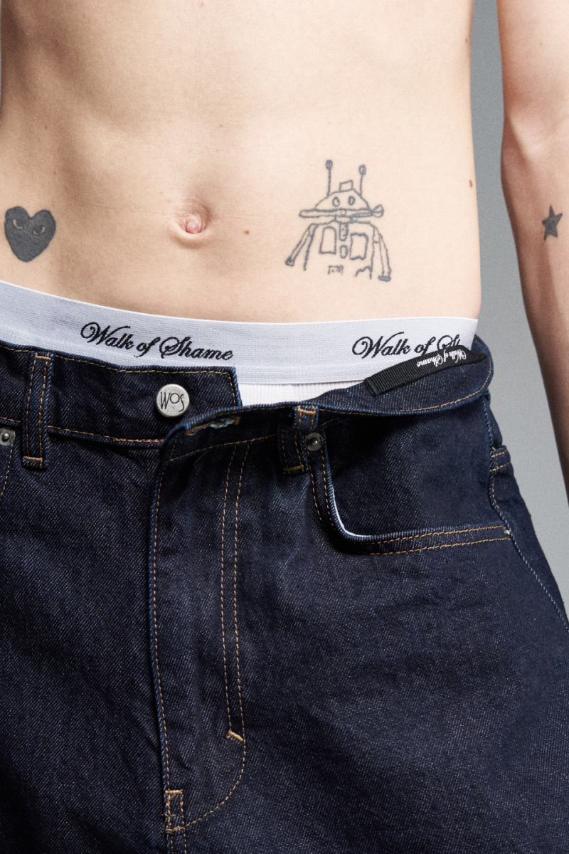 Прямые джинсы WALK OF SHAME, цвет: индиго,  купить онлайн