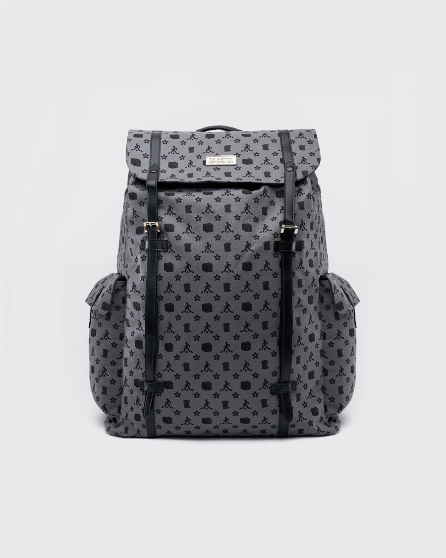 Рюкзак MONOGRAM CANVAS GREY OVERSIZE