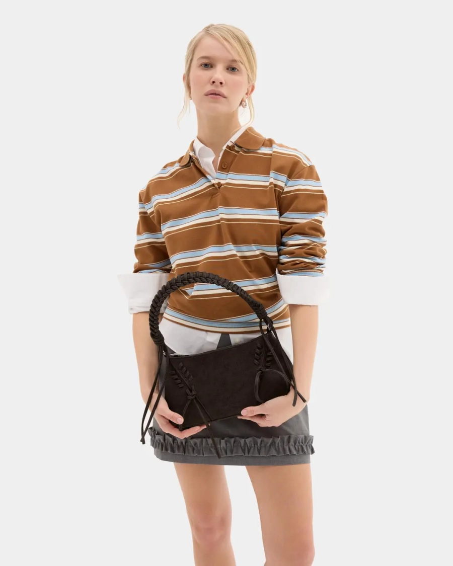 Сумка с декоративной шнуровкой Arny Praht, цвет: брауни  купить онлайн