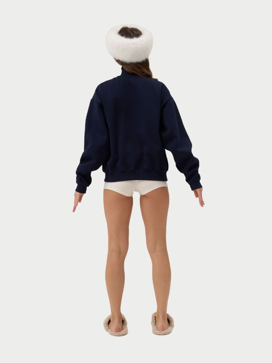 Zip толстовка с начесом ONSI, цвет: dark blue,  купить онлайн