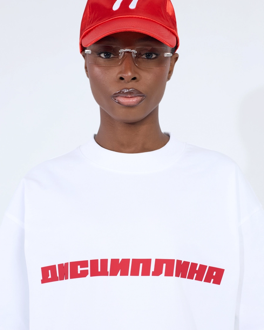 Футболка Дисциплина ASIA ST 71, цвет: белый, Ast71.tt-discipline-wh купить онлайн